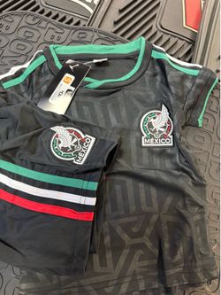 Toddler Mexico jersey and short set