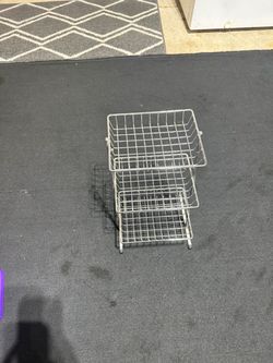 3-Tier Chrome Wire Storage Rack