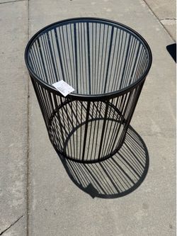New Metal & Glass Side Table