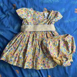 polo ralph lauren baby girl elegant party dress 3m