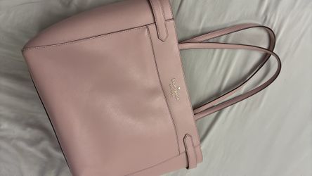 Kate Spade Pink Leather Tote Bag