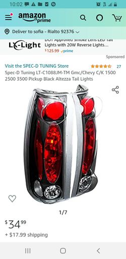 Chevy tail lights and head lights