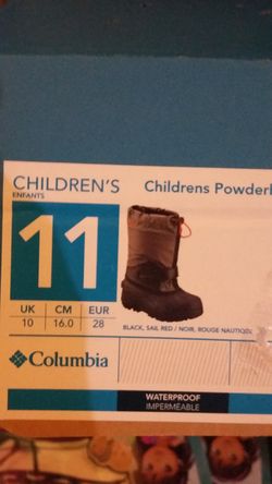 Columbia brand new snow boot 11c toddler