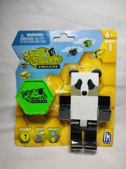 Bee Swarm Simulator Panda Bear Action Figure Series 1 PhatMojo NEW Sealed