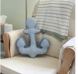 Anchor ⚓️ Shaped Toss Pillows