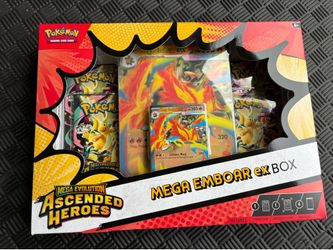 Pokémon TCG: Mega Evolution Ascended Heroes - Mega Emboar ex Box SEALED