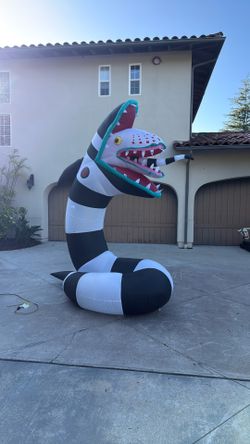 Sandworm From Beetlejuice Inflatable
