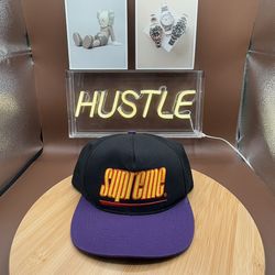 Supreme Underline 5-Panel Black (SS18)