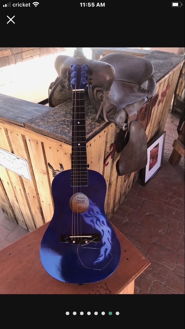 Guitar , Nice Blue Children’s Guitar , Some Strings Missing $25.00