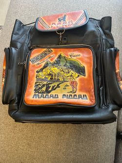 Peruvian Leather Custom Backpack