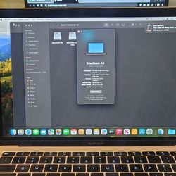 MacBook Air A1932 (2019) – 8GB RAM, 256GB SSD – Excellent Condition