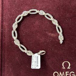 Slot Kay Women’s Bracelet 925 Silver And Gold Sz 7.25”