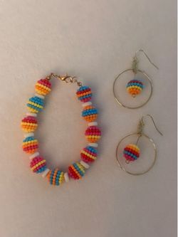 Cute beaded bracelet for young lady