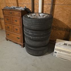 ALL 4 20 INCH TIRES AND RIMS 