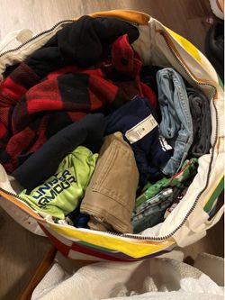 Bag of boys size 7/8 clothes