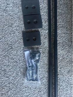 Exclusive Home 36"-72" Napoleon Double Curtain Rod Matte Black