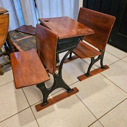 Old fashion School Desk 