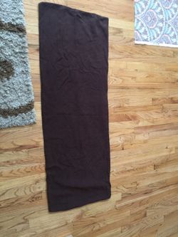 Brown microfiber bodypillow cover