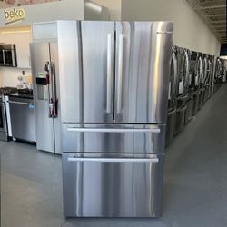 Bosch 800 Series 36 Stainless Steel Counter-Depth Refrigerator - B36CL80SNS J3 