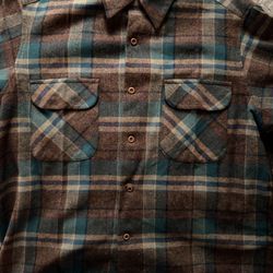 Pendleton XL 70s Or 60s Green Brown