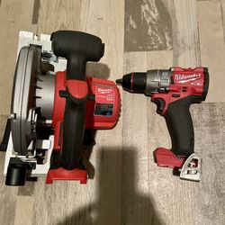 Milwaukee Circular Saw & Hammer Drill 