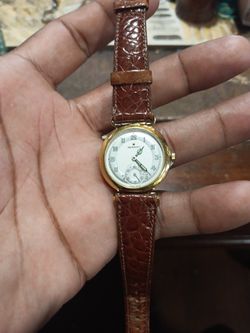 Movado Womans Leather Watch
