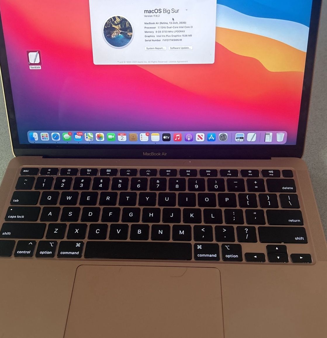 2020 Rosegold MacBook Air