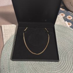 14kt Yellow Gold Necklace NOT plated 