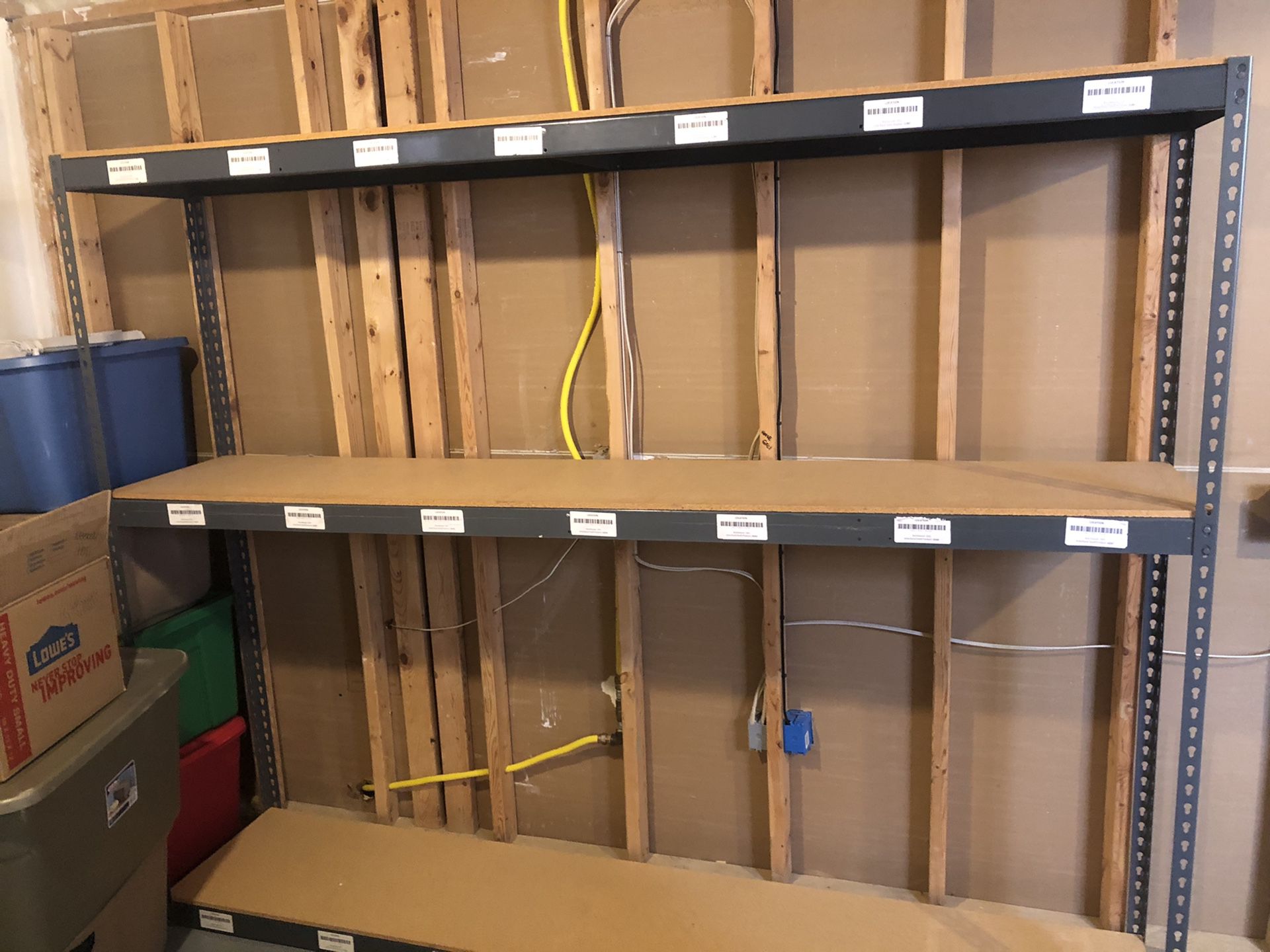 8 foot storage shelve rack