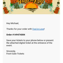 Fool In Love Fest Tickets 