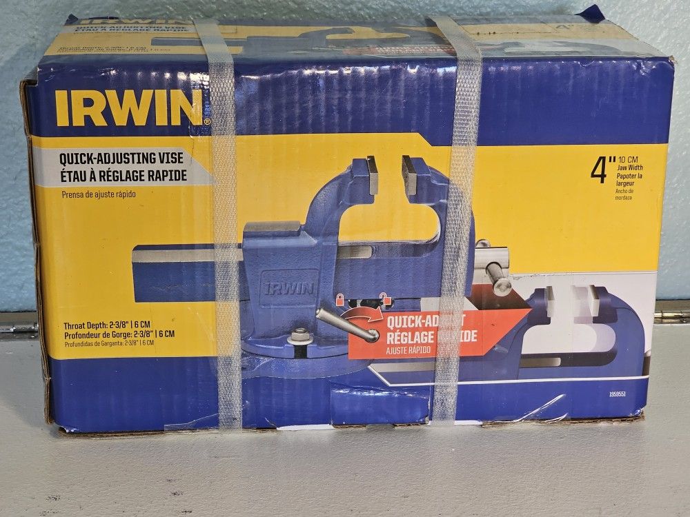 Irwin Quick Adjusting Vise (NIB)