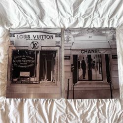 Louis Vuitton & Chanel Fashion Print Set