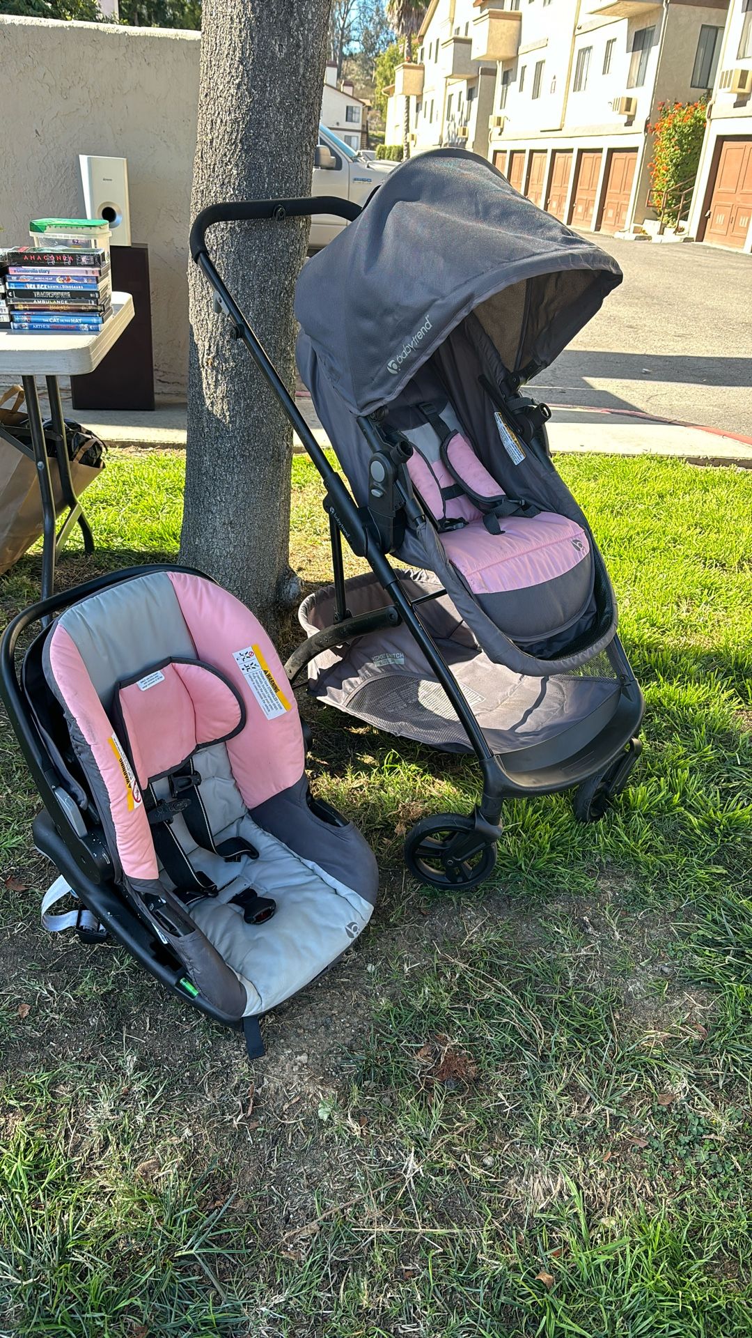 Pink Baby Trend Stroller