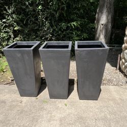 3- 18”x18”x36” Planter boxes