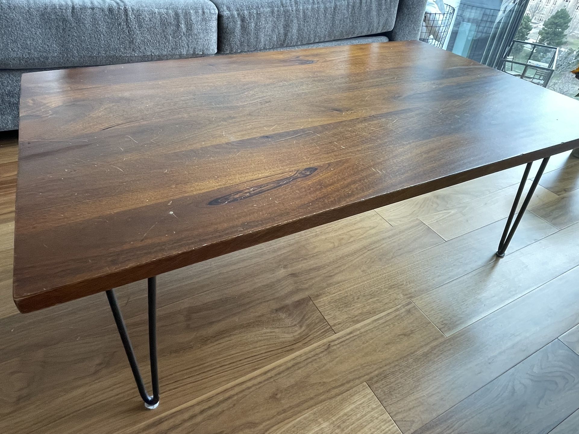 African Hardwood Coffee Table - Great Condition