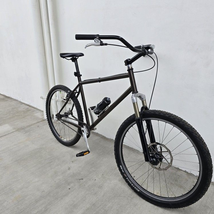 Mountain Bike Commuter, 26" Wheels, Single Speed