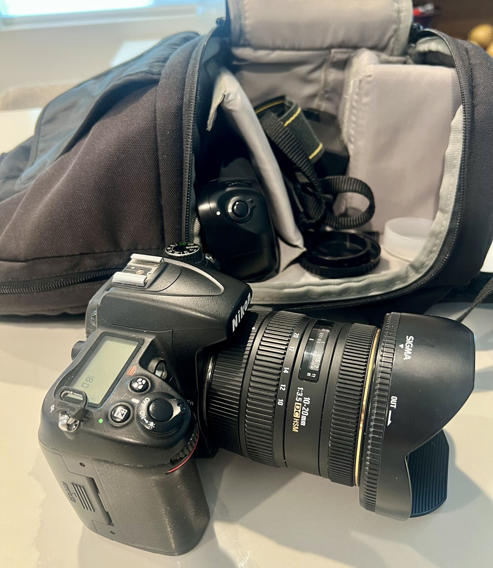 Nikon D7000 with battery grip and Sigma 10-20 3.5 DC HSM