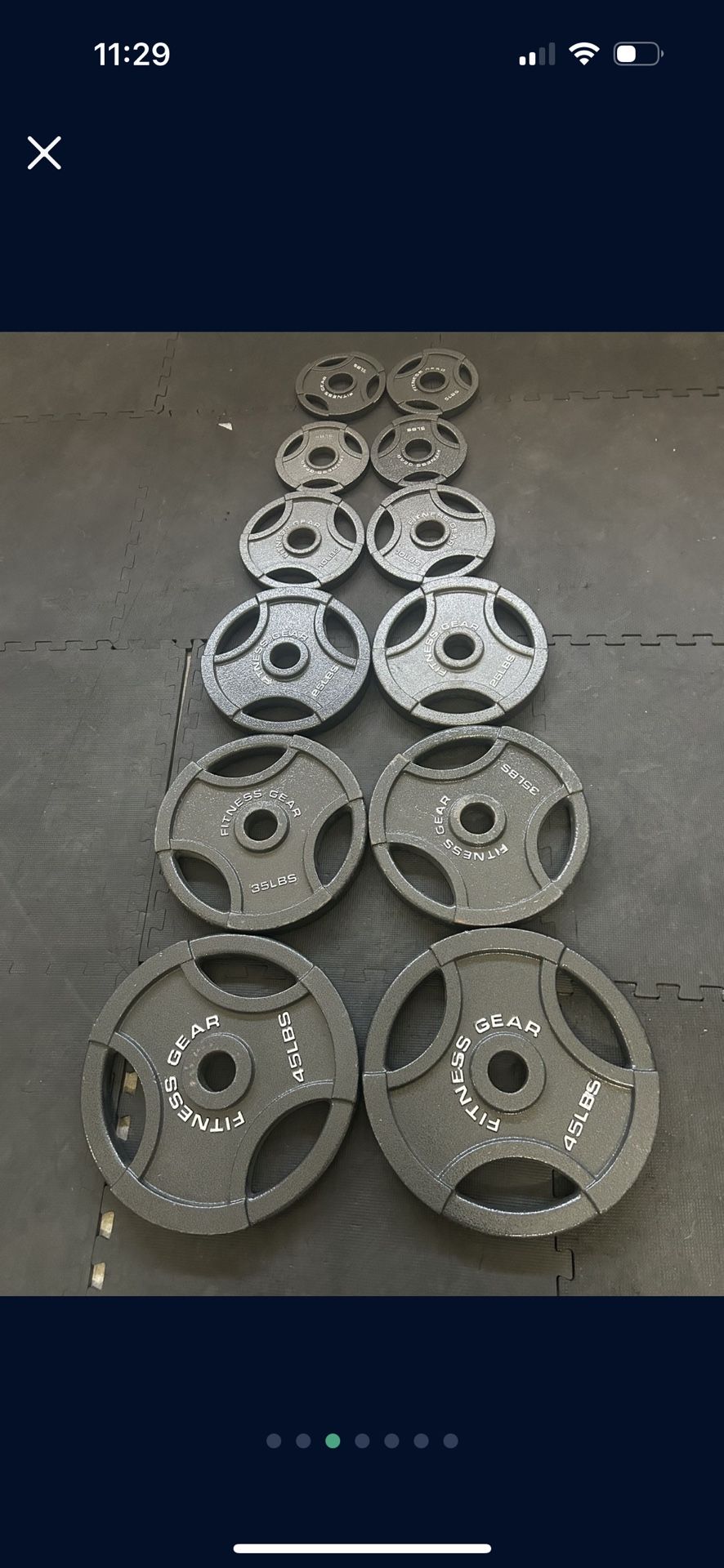 Olympic Weight Plates 250.00