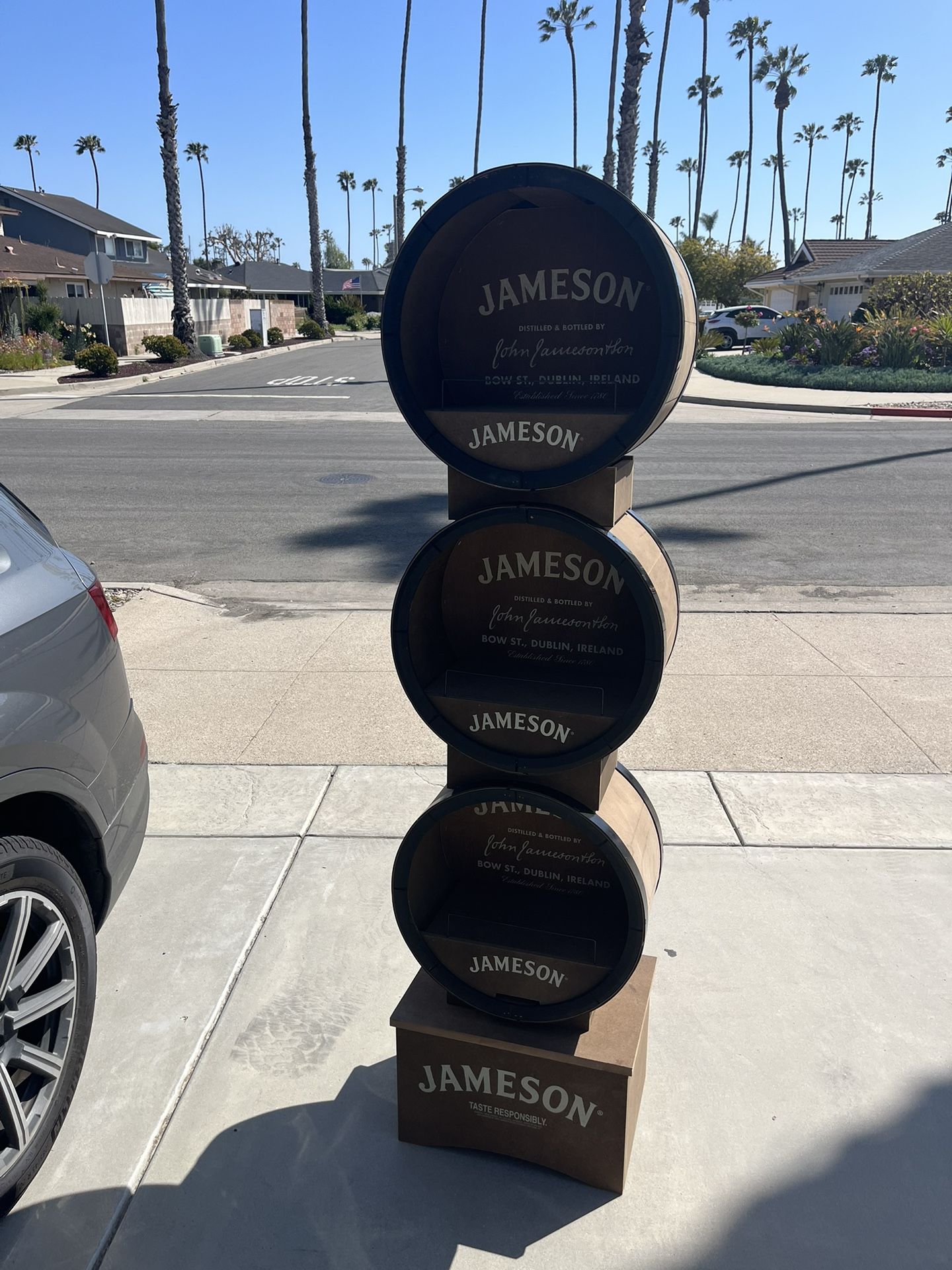 2018 Jameson Barrel Display