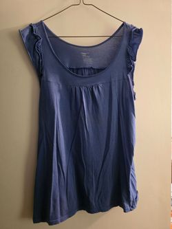 GAP blue scoop neck tank