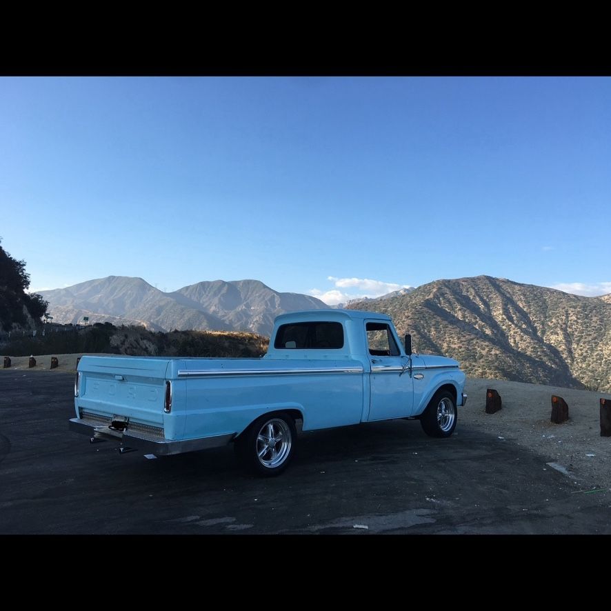 1966 Ford F100 Baby Blue, Automatic Trans, Runs Smooth