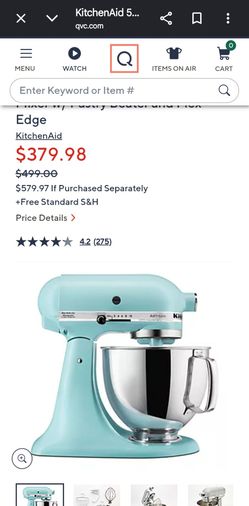 KitchenAid stand mixer- teal