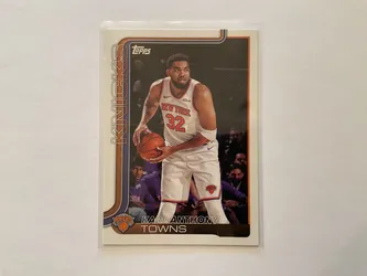 Karl-Anthony Towns 2025 Topps Flagship Card