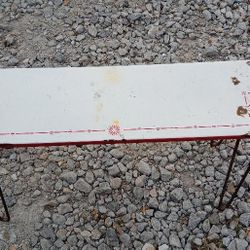 40's Ingram -Richardson Porceliron Enamel Table 