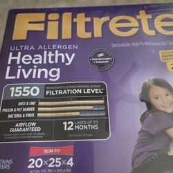 Filter By Filtrete 20x25x4 NEW PKG OF 2, SEALED, 25.00 OR Offer