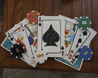 Vintage Poker Wall Art