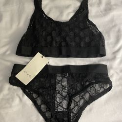 Gucci Matching Bralette And Undies