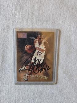 Jerry Stackhouse Autograph 
