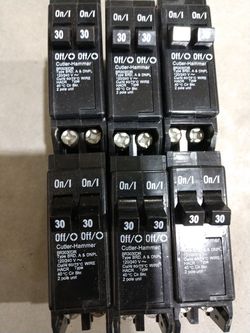 Duplex 30amp circuit breaker