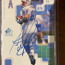 Frank Wycheck SP signature Edition Card Autographed
